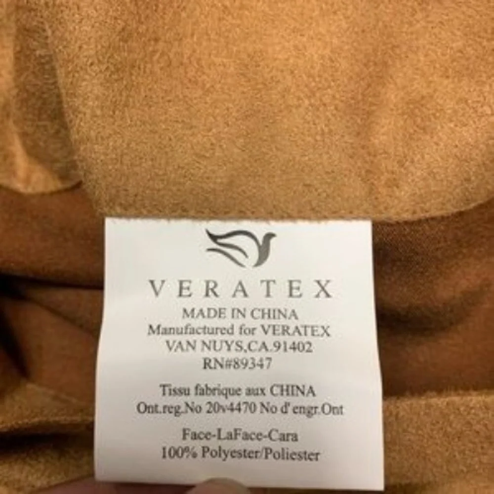 Veratex Curtain Valance 54x18 Brown Grommet Velvet‎ Silver Accents Modern Luxe